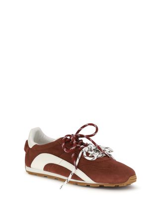 Dsquared2 Suede Paneled Sneakers - Brown