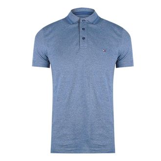 Tommy Hilfiger Heren Vervaagde Poloshirt (Indigo)