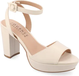 Journee Collection Women & apos;s Nairri Medium and Wide Width Dress Sandals