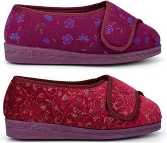 Generic Womens Wide Fit Slippers Ladies Extra Wide Slippers Womens Slippers Ladies Carpet Slippers 4EEEE Width 4E Fitting Womens Wide Slippers (EEEE Width) 6 