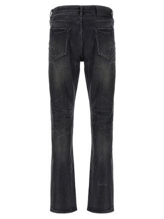 Purple P005 Double Dip Coated Jeans