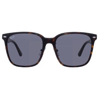 Ray-Ban Dark Grey Square Unisex Sunglasses RB2206D 710/87 57
