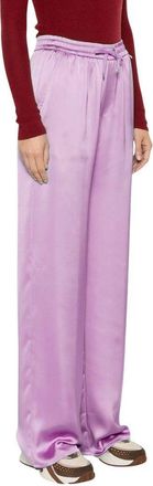 Herno Womens Purple Polyester Casual Pants