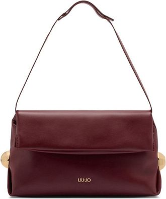 Liu Jo Bordeaux Clutch With Gold-Tone Geometric Accents