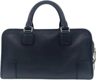 Loewe Pre-owned Handbag - Dames - Vintage Handtas - Zwart - ONE Size - Leer - Vintage