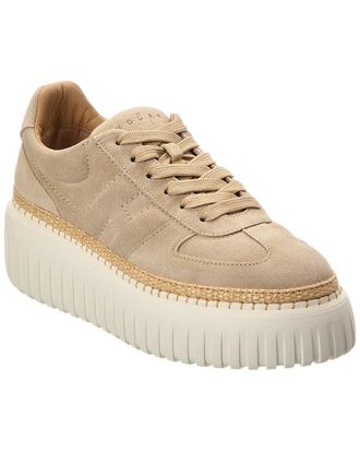 Hogan H-Stripes Suede Sneaker