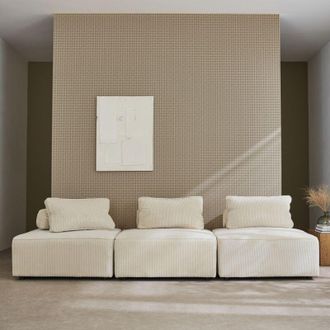 Sweeek Sweeek - Divano modulare velluto, 3 posti