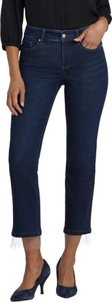 NYDJ Marilyn Blacken Blue Ankle Crop Jean
