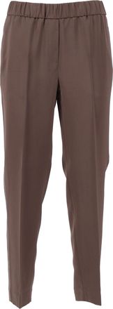 PESERICO Woman Trousers Seam Straight-Leg Pants