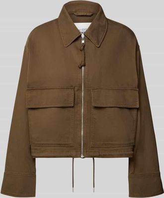 Marc O'Polo Denim Marc OPolo Denim Regular Fit Jeansjacke aus Baumwoll-Mix in Mittelbraun, Gr&ouml;&szlig;e XL