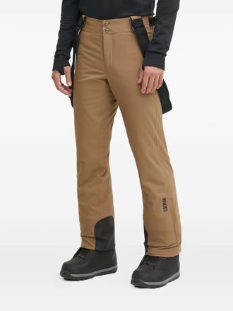 Colmar suspenders panelled ski pants - Brown
