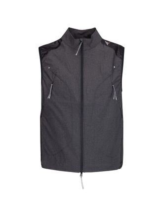 Roa Numb Pinstriped Commuting Vest