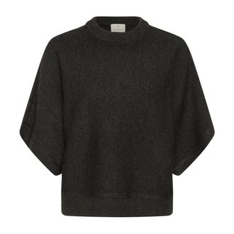 Kaffe KAbarbara Wing SL Pullover - - Knitwear - Donna - Grigio - M