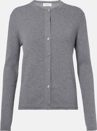 Lisa Yang Abeena ribbed-knit cotton and cashmere cardigan
