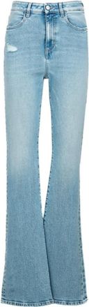Icon Denim Los Angeles Jeans, Dames, Blauw, W29, Katoen, Flared Jeans