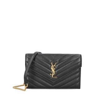 Saint Laurent Mini Cassandre Quilted Cross Body Bag