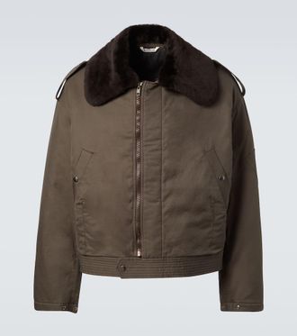 Auralee Cotton gabardine blouson jacket