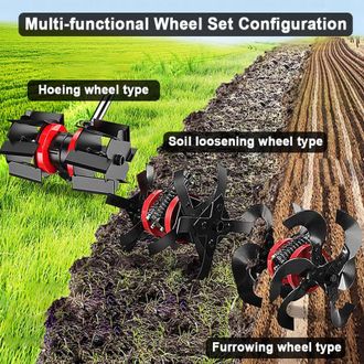 Elle Accesorio Multifuncional Para Desbrozar C&eacute;sped, Con Cuchillas Intercambiables, Para Una Jardiner&iacute;a Y Agricultura Eficientes