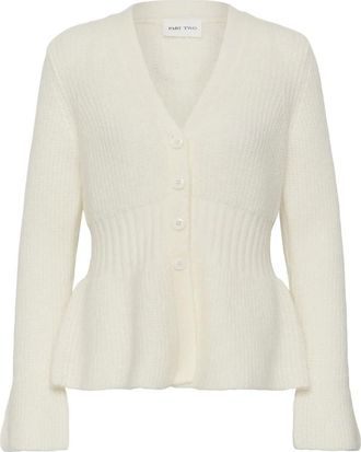 Part Two Vest - Dames - Truien - Beige - Maat: XL Zijde