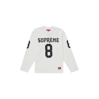 SUPREME Sportswear, male, Black, Size: XL Affiliated L/S Football Top
