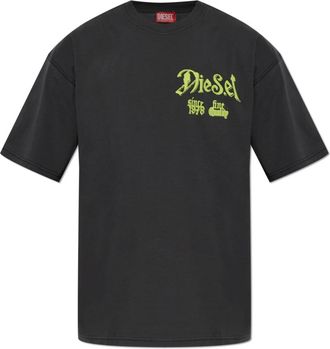 Diesel Hombre, Camisetas, Negro, Talla: 3XL