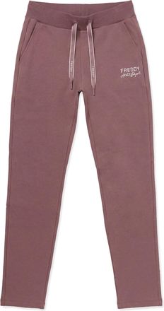Freddy Pantaloni Sportivi Donna in Felpa, Regular Fit, Fondo Dritto