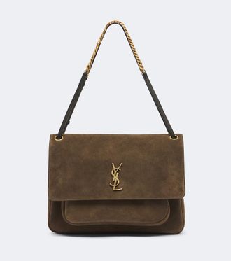 Saint Laurent Niki Small suede shoulder bag
