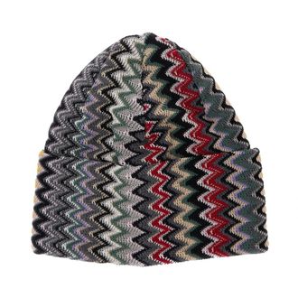 Missoni Gorro de punto a rayas - Accessories - Mujer - Multicolor - ONE SIZE