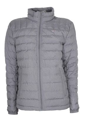 Tommy Hilfiger Mens Packable Down Puffer Jacket Down Outerwear Coat, Heather Charcoal, S