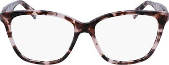 Longchamp Rose Havana Brillenmonturen - unisex - Brillen - Veelkleurig - 54 MM - Accessoires