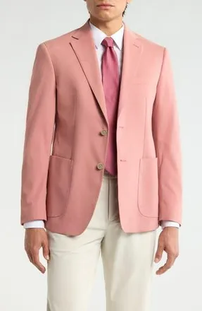 JB Britches Two-Button Stretch Cotton Sport Coat in Rose at Nordstrom Rack, Size 42 Regular