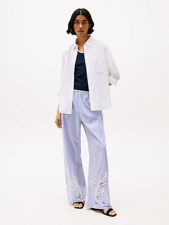 Tommy Hilfiger Broderie Anglaise Loose Trousers