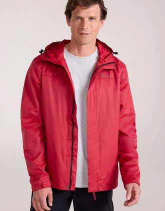 Mountain Warehouse Mens Mountain Warehouse Mens Torrent Waterproof Jacket - Red - Size: Regular/34