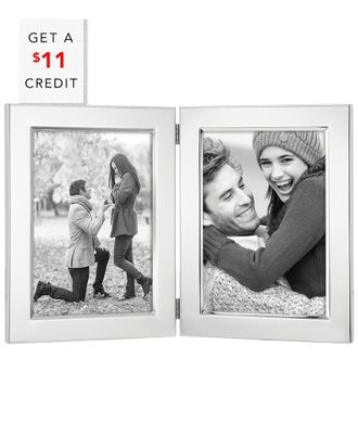 Reed & Barton Reed And Barton Classic Silver-Plated Double Photo Frame With $11 Credit