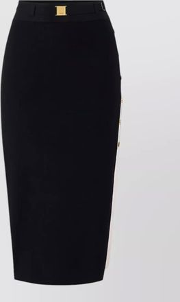 Elisabetta Franchi knitted midi pencil skirt