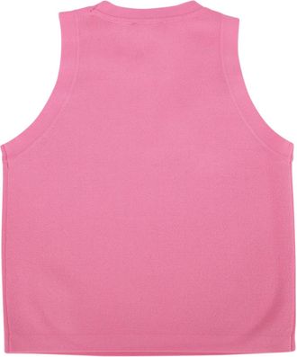 Twin-Set Boys Righe Tank Top Pink Ribbed Knit Tops