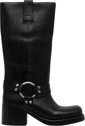 Jeffrey Campbell Reflection Kniehoge Laars - Dames - Schoenen - Zwart - Maat: 36 EU Leer