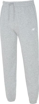 New Balance Sport Essentials Grey track pants - men - Cotton/Recycled Polyester - S