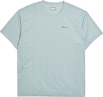 Marmot AirExchange SolarShield Crew Short Sleeve Mens Clothing Boulder Crack Frequency : 2XL, Polyester