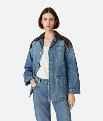 Bottega Veneta Vintage Indigo Denim Jacket - Bottega Veneta