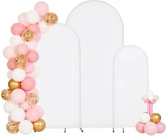 OEM Soporte De Arco De Metal Dorado Para Fondo De 1,8/1,5/1,2 M, Forma Semicircular, Estructura Estable, Con Cubierta, Para Decoraci&oacute;n De Bodas, Cumplea&ntilde;o