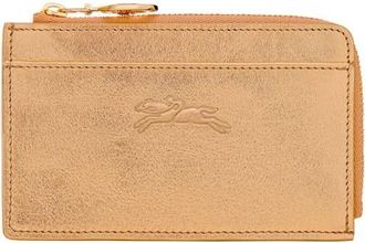 Longchamp Le Pliage Xtra Gold Card Holder