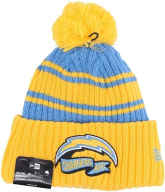 New Era New Era, Beanies, male, Multicolor, Size: ONE SIZE NFL Los Angeles Chargers Pom Pom Beanie