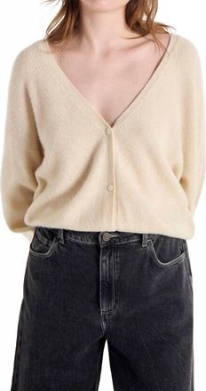 American Vintage Raxow Knit Cardigan In Beige