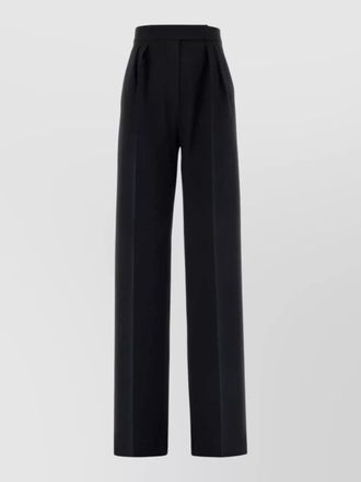 Max Mara virgin wool wide-leg trousers
