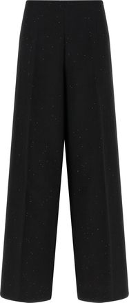 Herno Black Viscose Womens Pants