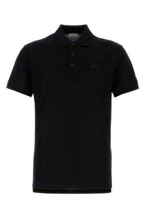 Burberry Black Piquet Polo Shirt