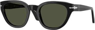 Persol Elegante zonnebril voor stijlvolle gelegenheden - Heren - Zonnebrillen - Zwart - 51 MM - Accessoires