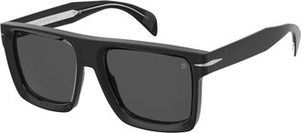 Eyewear by David Beckham Heren, Accessoires, Zwart, Maat: 56 MM