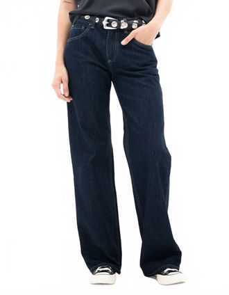 ASKK NY Sullivan Straight Leg Jean In Indigo Resin